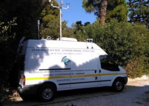 κινητού σταθμού μέτρησης ατμοσφαιρικής ρύπανσης