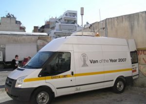 Αυτοκινούμενος σταθμός μέτρησης ατμοσφαιρικής ρύπανσης