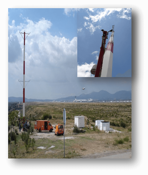 Μετεωρολογικός ιστός Διεθνής Αερολιμένας Αθηνών